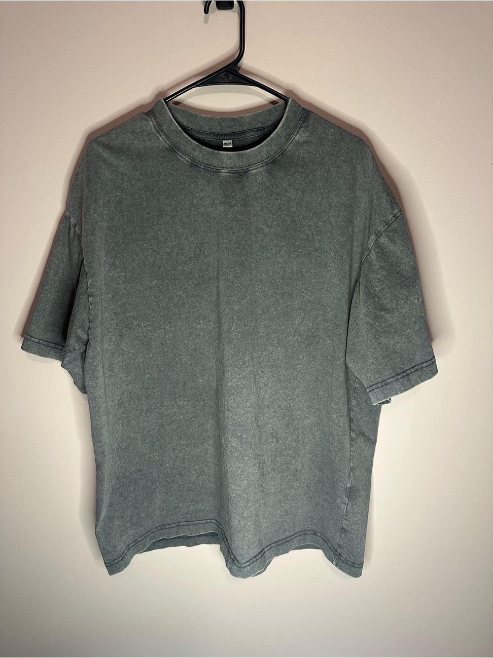 Men's Washed Crewneck T-Shirt - Gray